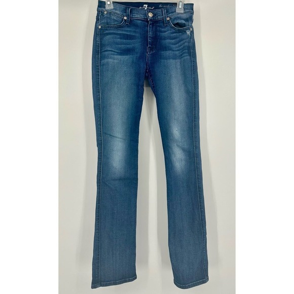 7 for all mankind Midrise modern straight jeans - Picture 2 of 9